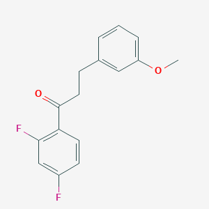 2',4'-Difluoro-3-(3-methoxyphenyl)propiophenone