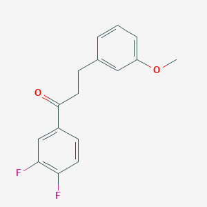 3',4'-Difluoro-3-(3-methoxyphenyl)propiophenone