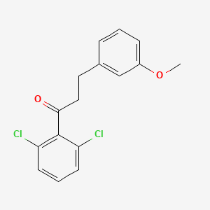 2',6'-Dichloro-3-(3-methoxyphenyl)propiophenone