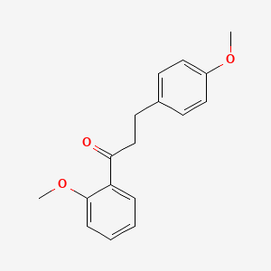 B1327512 2'-Methoxy-3-(4-methoxyphenyl)propiophenone CAS No. 898775-52-5