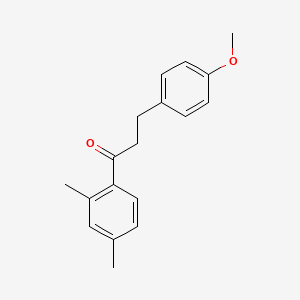 2',4'-Dimethyl-3-(4-methoxyphenyl)propiophenone