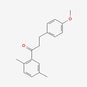 2',5'-Dimethyl-3-(4-methoxyphenyl)propiophenone