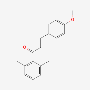 2',6'-Dimethyl-3-(4-methoxyphenyl)propiophenone