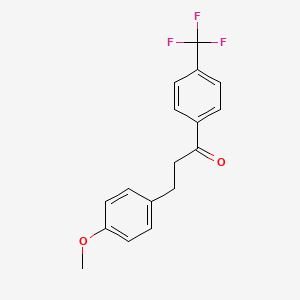 3-(4-Methoxyphenyl)-4'-trifluoromethylpropiophenone