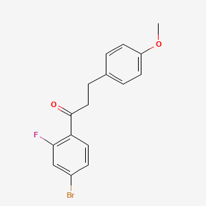 4'-Bromo-2'-fluoro-3-(4-methoxyphenyl)propiophenone