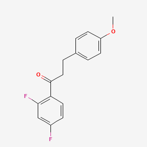 2',4'-Difluoro-3-(4-methoxyphenyl)propiophenone