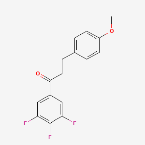 3-(4-Methoxyphenyl)-3',4',5'-trifluoropropiophenone