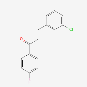3-(3-Chlorophenyl)-4'-fluoropropiophenone
