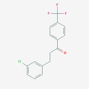 3-(3-Chlorophenyl)-4'-trifluoromethylpropiophenone