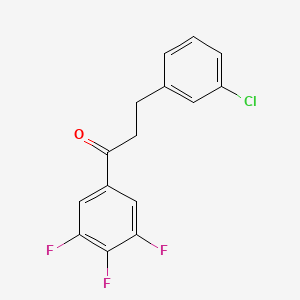 3-(3-Chlorophenyl)-3',4',5'-trifluoropropiophenone