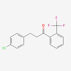 3-(4-Chlorophenyl)-2'-trifluoromethylpropiophenone