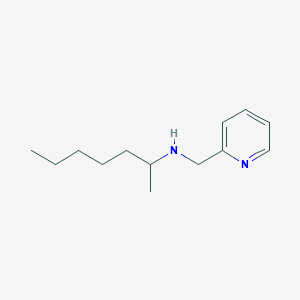 molecular formula C13H22N2 B13276073 (Heptan-2-yl)[(pyridin-2-yl)methyl]amine 