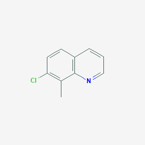 molecular formula C10H8ClN B132762 7-氯-8-甲基喹啉 CAS No. 78941-93-2