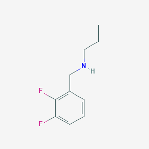molecular formula C10H13F2N B13276379 [(2,3-Difluorophenyl)methyl](propyl)amine 