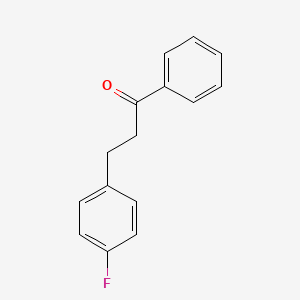 molecular formula C15H13FO B1327640 3-(4-Fluorophenyl)propiophenone CAS No. 41865-46-7