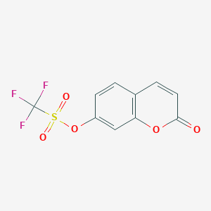 molecular formula C10H5F3O5S B132765 2-oxo-2H-chromen-7-yl trifluoromethanesulfonate CAS No. 108530-10-5