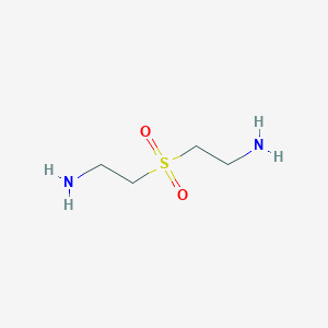 molecular formula C4H12N2O2S B13276517 2-(2-Aminoethanesulfonyl)ethan-1-amine CAS No. 38855-04-8