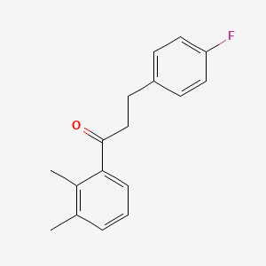 2',3'-Dimethyl-3-(4-fluorophenyl)propiophenone