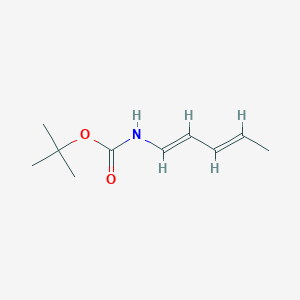 molecular formula C10H17NO2 B132769 Tert-butyl N-[(1E,3E)-penta-1,3-dienyl]carbamate CAS No. 141966-91-8