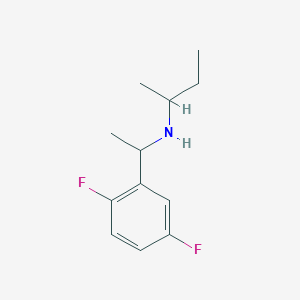 molecular formula C12H17F2N B13277241 (Butan-2-yl)[1-(2,5-difluorophenyl)ethyl]amine 