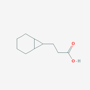 molecular formula C10H16O2 B13277587 3-{Bicyclo[4.1.0]heptan-7-yl}propanoic acid 