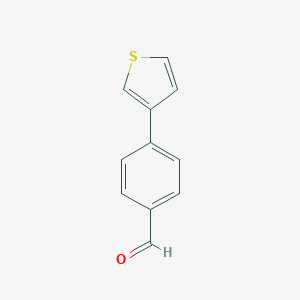 molecular formula C11H8OS B132776 4-(Thiophen-3-yl)benzaldehyde CAS No. 157730-74-0