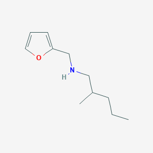 molecular formula C11H19NO B13277812 (Furan-2-ylmethyl)(2-methylpentyl)amine 