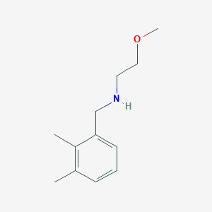 molecular formula C12H19NO B13277897 [(2,3-Dimethylphenyl)methyl](2-methoxyethyl)amine 