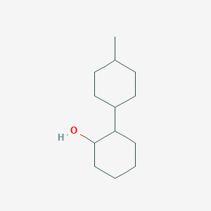 molecular formula C13H24O B13277968 2-(4-Methylcyclohexyl)cyclohexan-1-ol 