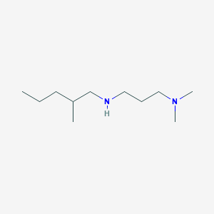 molecular formula C11H26N2 B13277996 [3-(Dimethylamino)propyl](2-methylpentyl)amine CAS No. 71326-19-7
