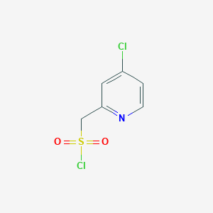 molecular formula C6H5Cl2NO2S B13278169 (4-Chloropyridin-2-YL)methanesulfonyl chloride 