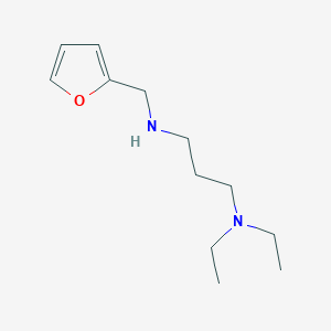 molecular formula C12H22N2O B13278263 [3-(Diethylamino)propyl](furan-2-ylmethyl)amine 