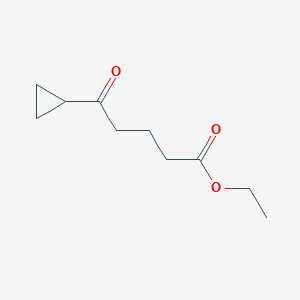 molecular formula C10H16O3 B1327829 Ethyl 5-cyclopropyl-5-oxovalerate CAS No. 898776-27-7