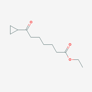 Ethyl 7-cyclopropyl-7-oxoheptanoate