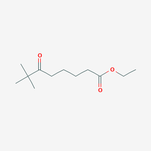 molecular formula C12H22O3 B1327831 Ethyl 7,7-dimethyl-6-oxooctanoate CAS No. 898776-39-1