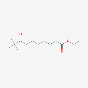 molecular formula C14H26O3 B1327833 Ethyl 9,9-dimethyl-8-oxodecanoate CAS No. 898776-45-9