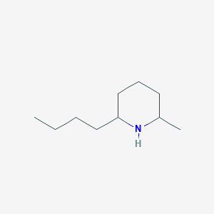 molecular formula C10H21N B13278440 2-Butyl-6-methylpiperidine 