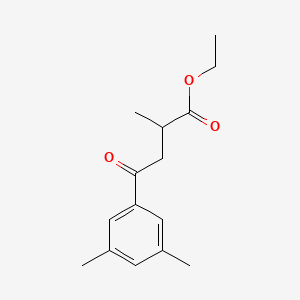 Ethyl 4-(3,5-dimethylphenyl)-2-methyl-4-oxobutyrate