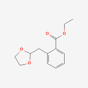 Ethyl 2-(1,3-dioxolan-2-ylmethyl)benzoate