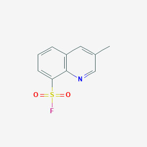 molecular formula C10H8FNO2S B13278529 3-Methylquinoline-8-sulfonyl fluoride 