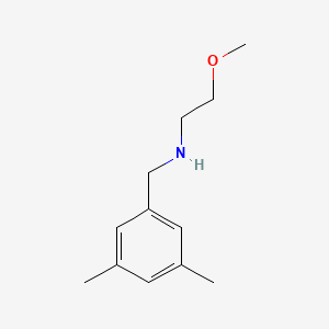 molecular formula C12H19NO B13278698 [(3,5-Dimethylphenyl)methyl](2-methoxyethyl)amine 