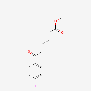 Ethyl 6-(4-iodophenyl)-6-oxohexanoate