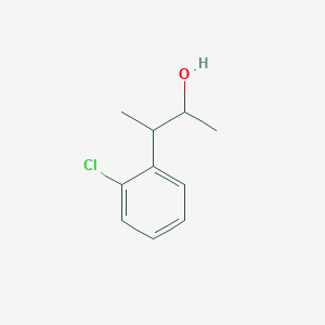 molecular formula C10H13ClO B13278784 3-(2-Chlorophenyl)butan-2-ol 
