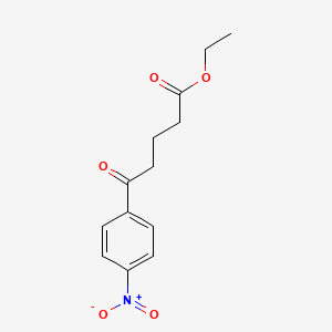 molecular formula C13H15NO5 B1327885 Ethyl 5-(4-nitrophenyl)-5-oxovalerate CAS No. 898777-59-8