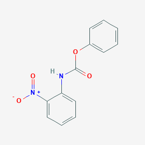 molecular formula C13H10N2O4 B13278882 Phenyl 2-nitrophenylcarbamate CAS No. 29091-47-2