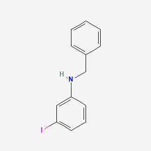 molecular formula C13H12IN B13278909 N-Benzyl-3-iodoaniline 