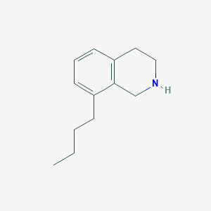 molecular formula C13H19N B13279062 8-Butyl-1,2,3,4-tetrahydroisoquinoline 