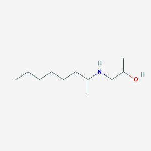 molecular formula C11H25NO B13279086 1-[(Octan-2-yl)amino]propan-2-ol 