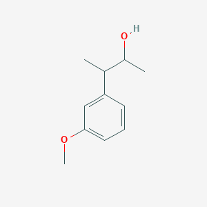 molecular formula C11H16O2 B13279187 3-(3-Methoxyphenyl)butan-2-ol 