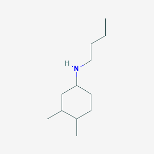 molecular formula C12H25N B13279239 N-butyl-3,4-dimethylcyclohexan-1-amine 